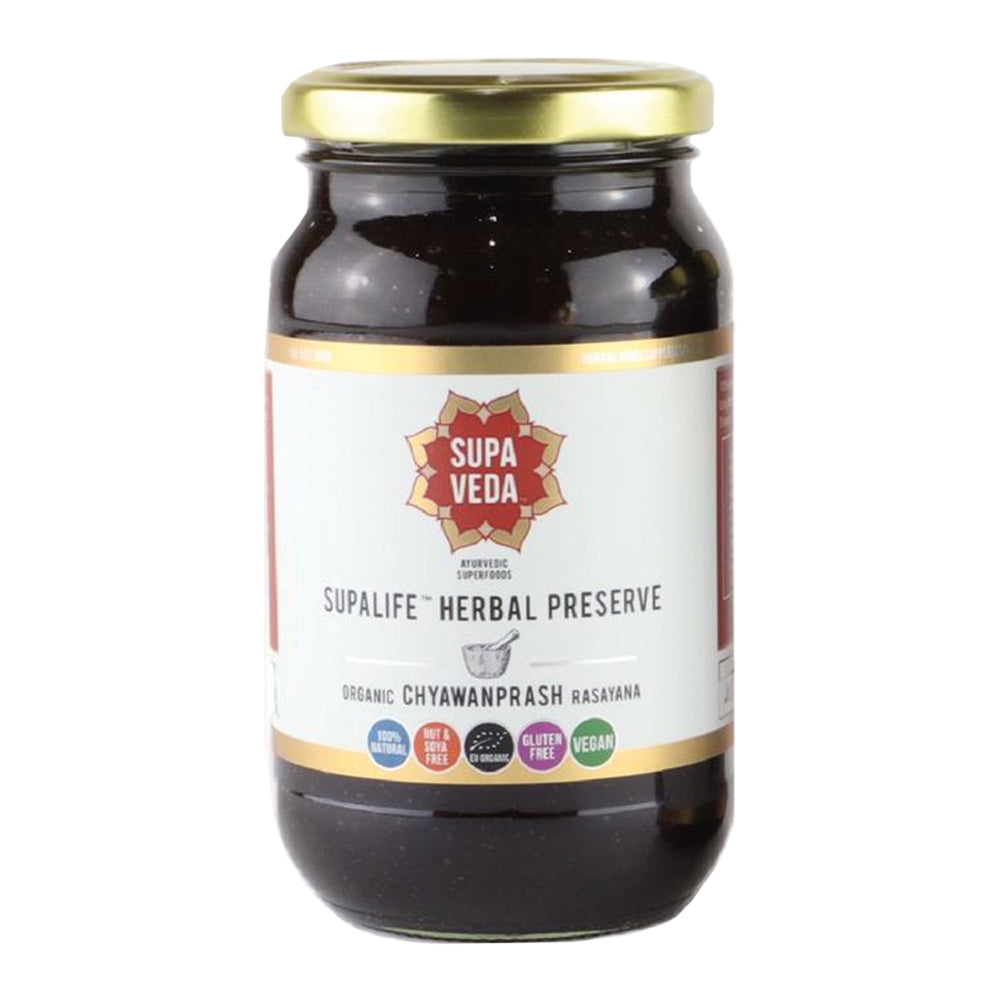 Supa Living Bundle - Ashwagandha, Turmeric, Triphala & Chyawanprash 500g